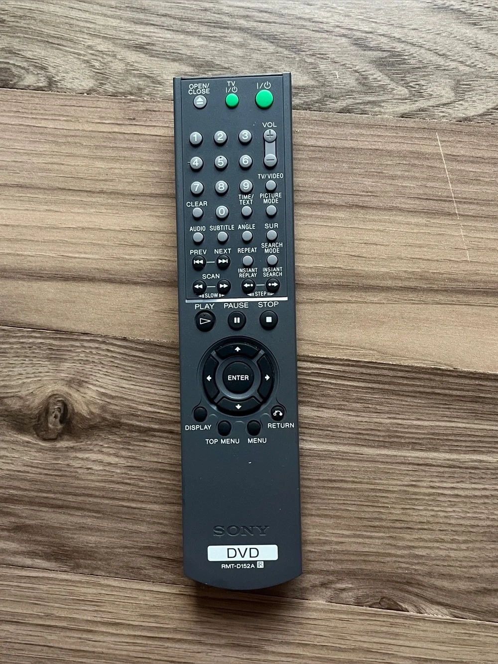 Sony RMT-D152A DVD Player Remote Control RMTD152A - For Parts Only / Untested